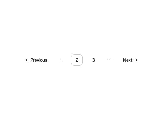 Pagination components